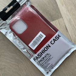 iPhone 12 Pro Max Red Sparkle Case