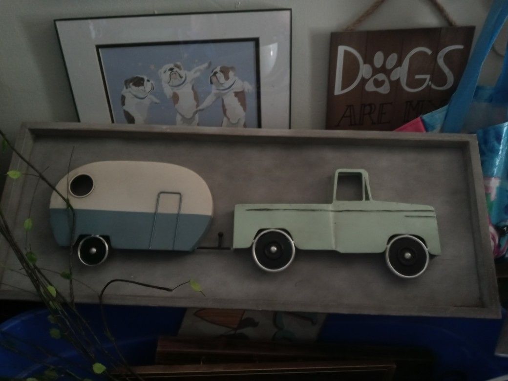 Camper Metal Wall Art