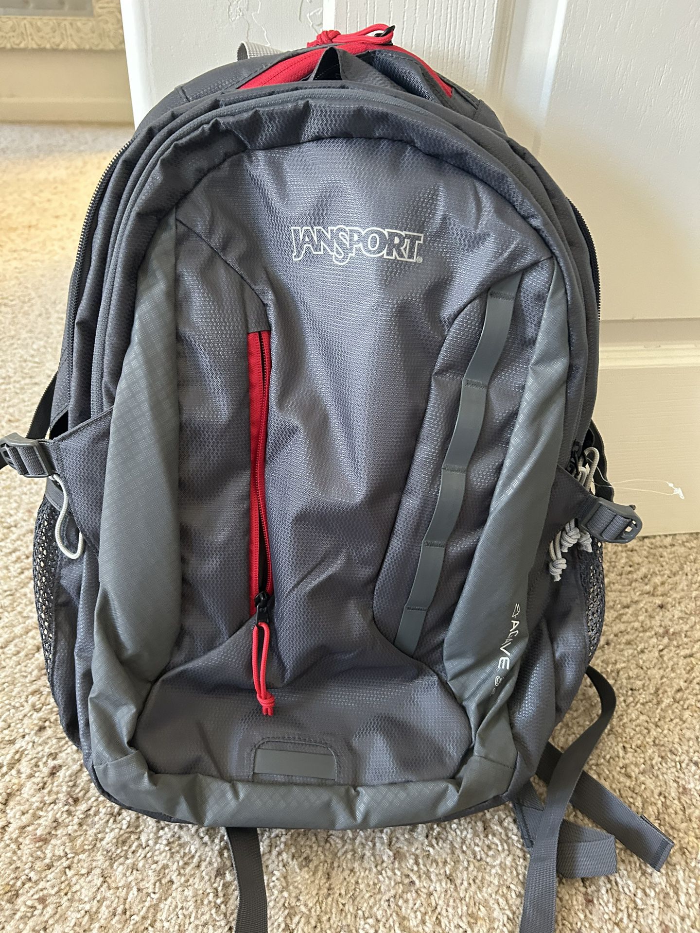 Grey JanSport Backpack 
