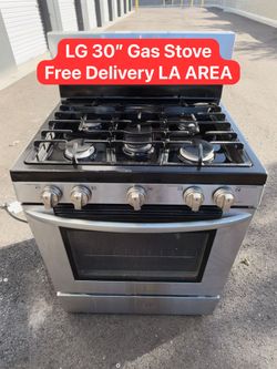 LG 30" Stainless Steel Gas Range free delivery LA