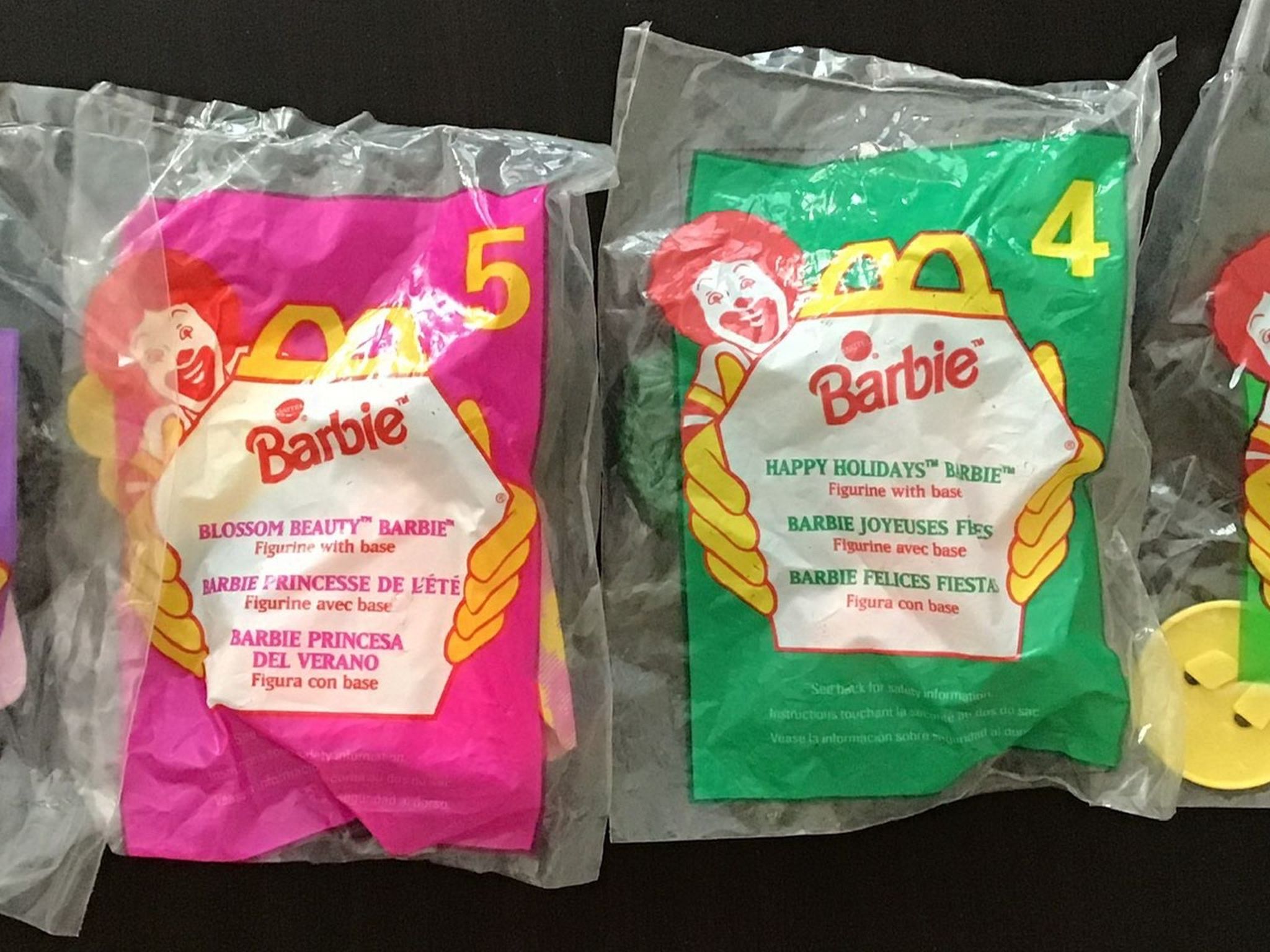 12 Barbie McDonalds Figurines