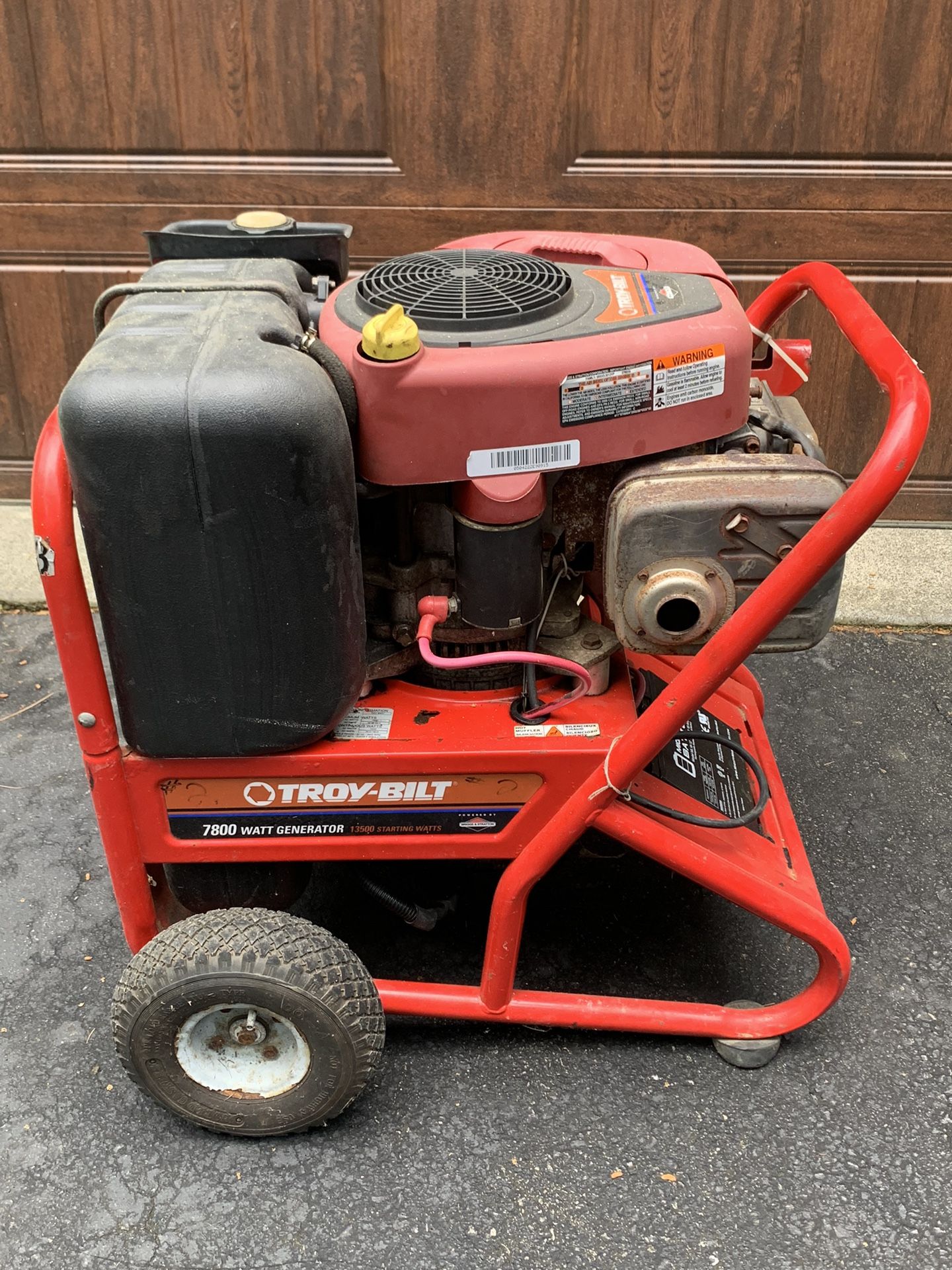 Troybilt Back Up Generator