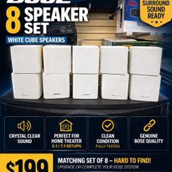 Bose 8pc Speaker Set 