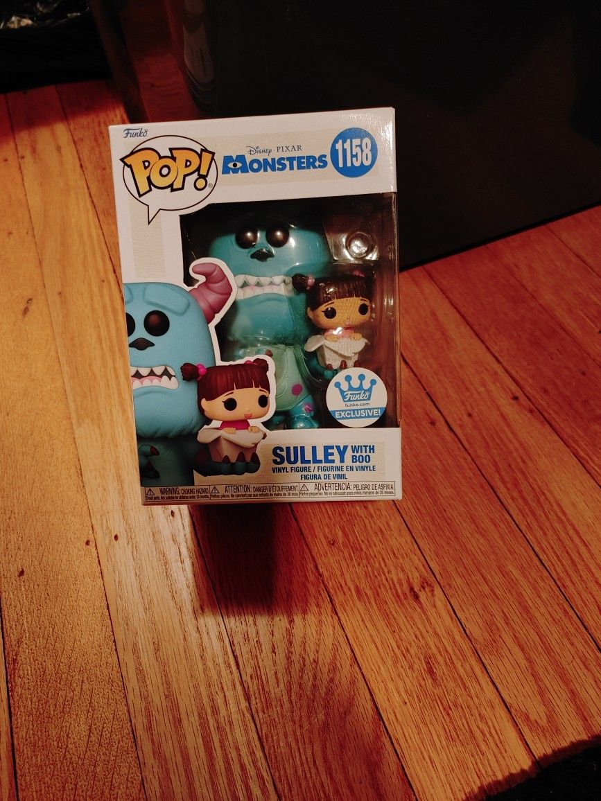Disney Pixar Monsters Sulley w/ Boo EXCLUSIVE Pop
