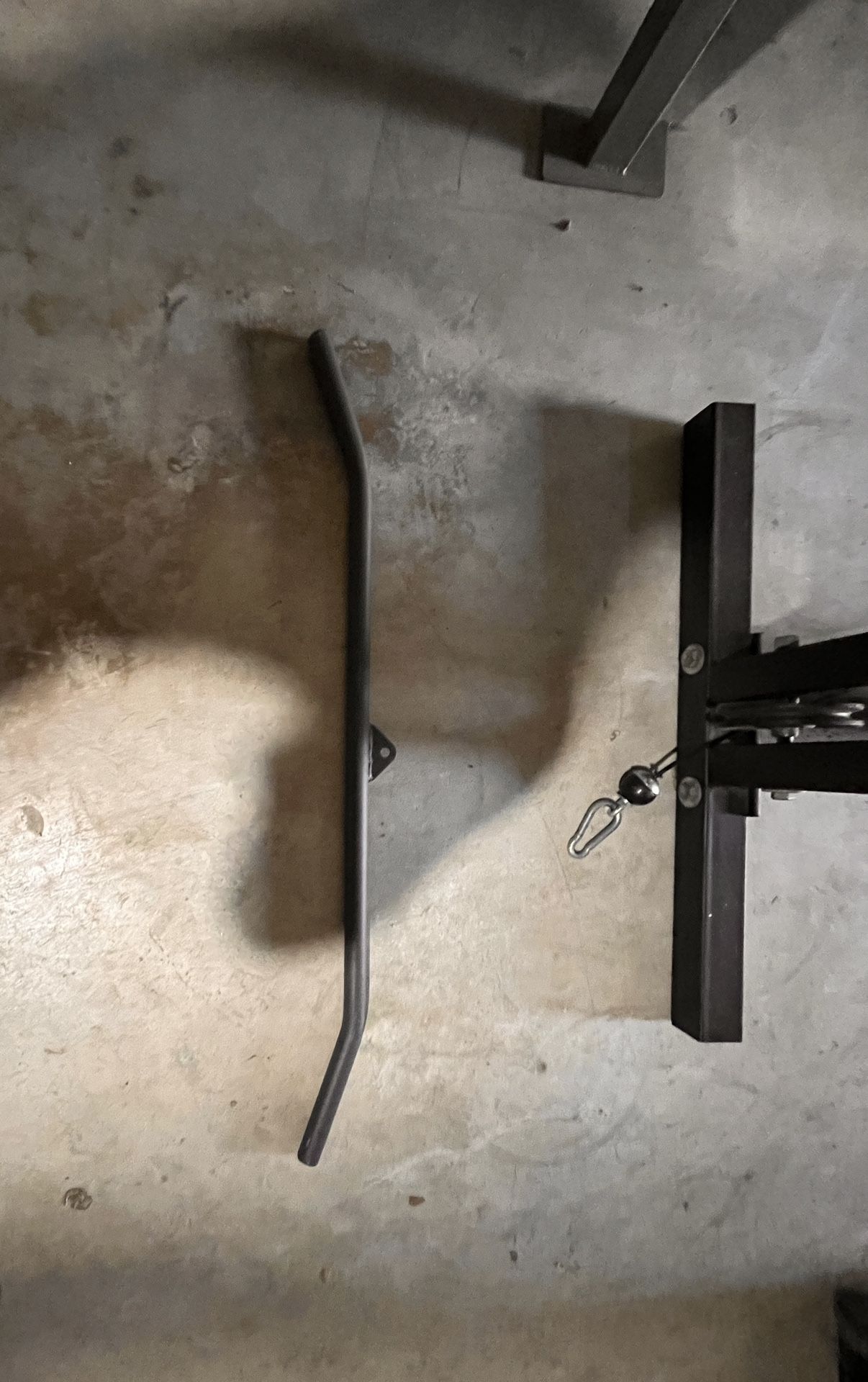 Olympic weight bench with weights