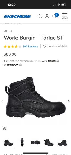 Sketchers Steel Toe Work Boots 11 Mens