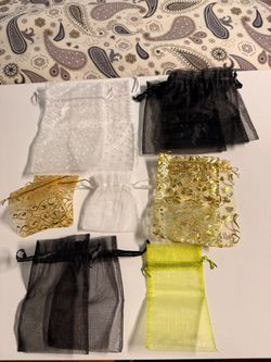 Organza Drawstring Gift Bag Set