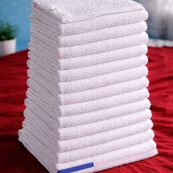 13 White Towels Bundle – Clean, Soft, Ready to Use