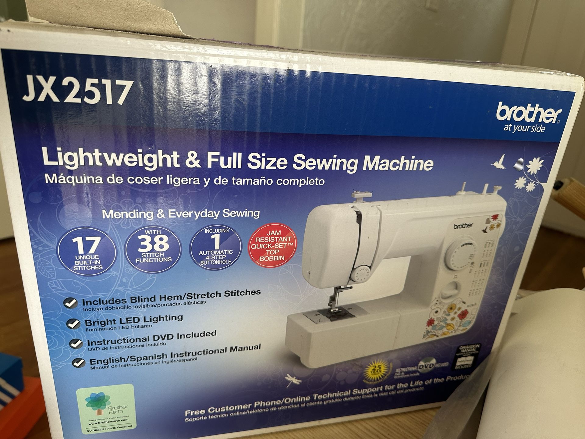 Brother JX2517 Sewing Machine 