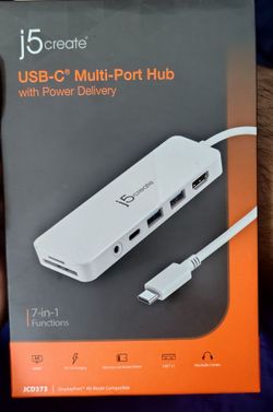 j5create USB-C Multi-Port Hub with Power Delivery