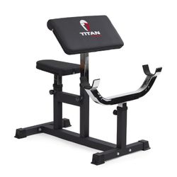 Titan Fitness Preacher Curl Bench 