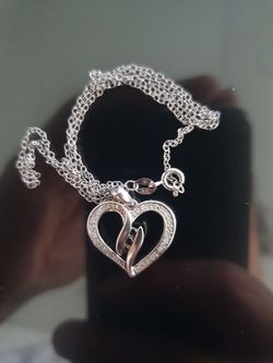 Diamond Heart Necklace 