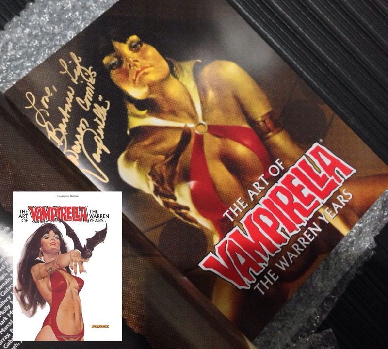 The Art of Vampirella la Warren Years Hardback Signed by Barbara Leigh rare