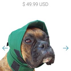 NEW DOG No Flap Ear Wrap Pinpoint Mesh XL 