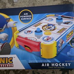 Sonic The Hedgehog Air Hockey Table Top Edition