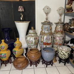 Antique Vases-Ceramic Vase-($25 and up.)