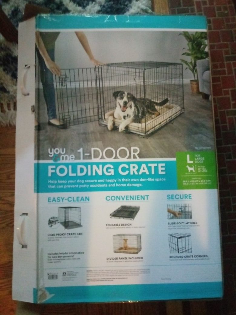 Large dog crate