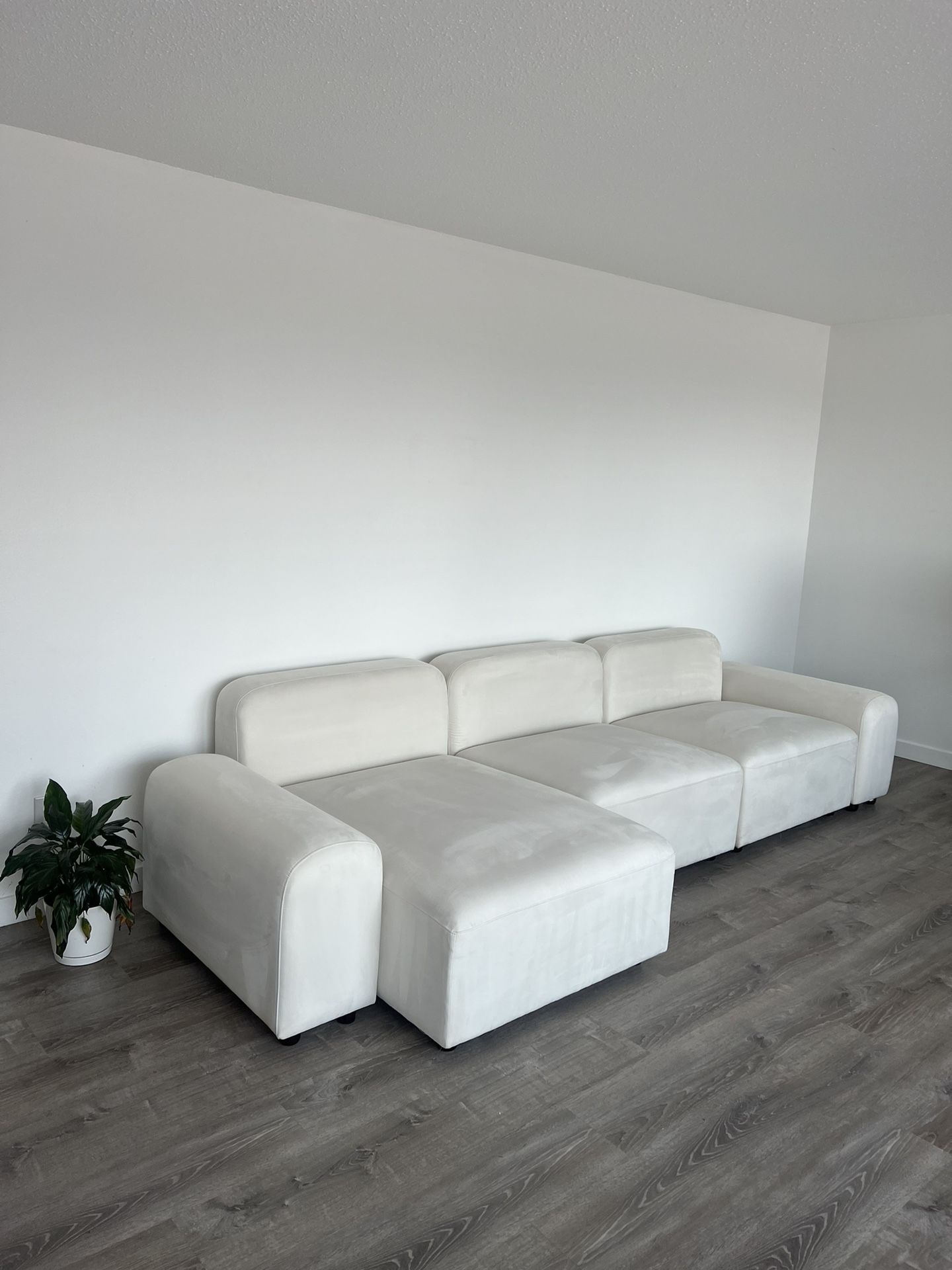 White Sectional Couch