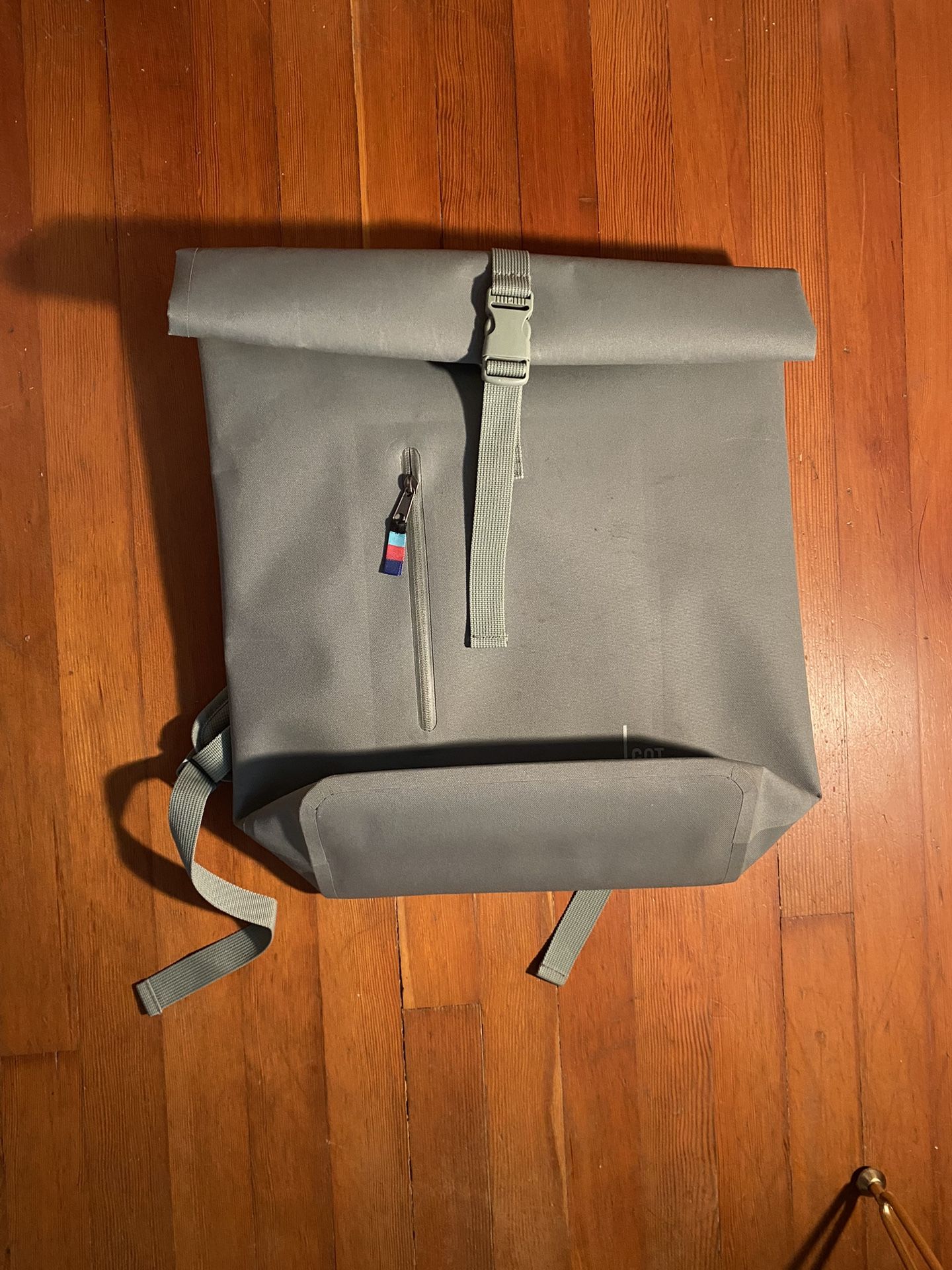 Got Bag. Roll Top Backpack, Reef Green, W/laptop Case