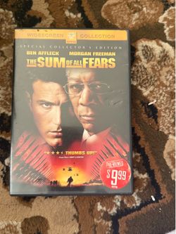 The sum of all fears