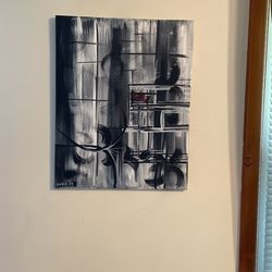 ABSTRACT CANVAS PAINTING 