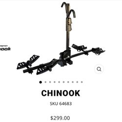 Swagman Chinook 2 Bike Folding Hitch Mount Bike Rack