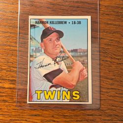1967 Topps Harmon Killebrew Card 