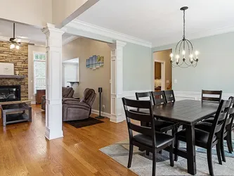 Dining table and chairs