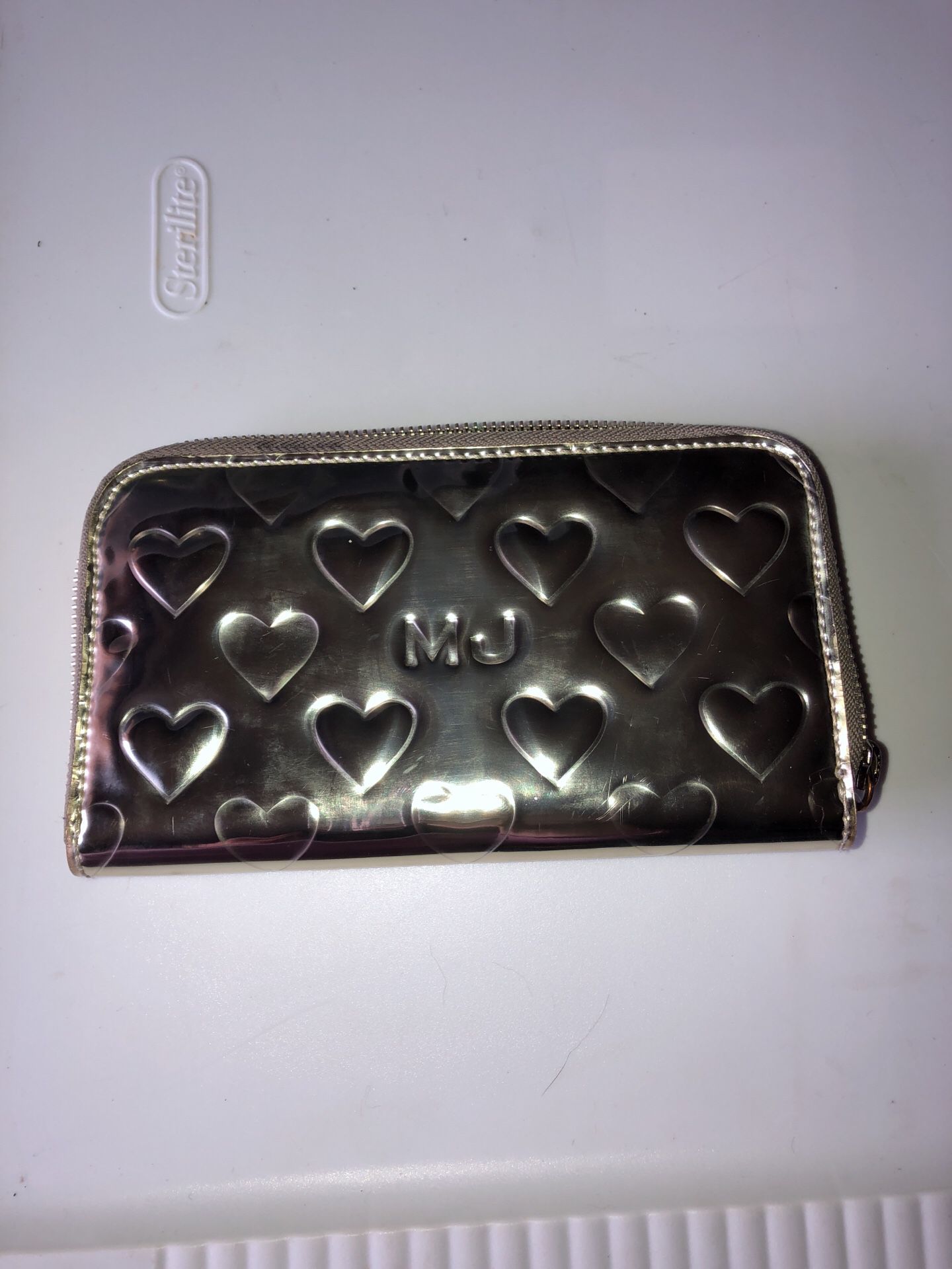 Marc Jacobs silver wallet
