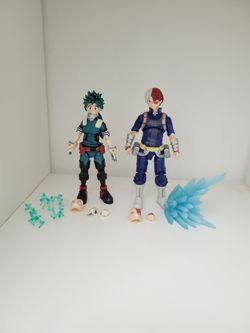 Total anime mha deku and todoroki