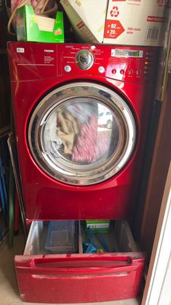 LG TROMM DRYER RED COLOR