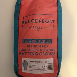 Brand New Max Clark Series Long Cuff BruceBolts Size Large 