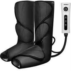 Let Massager For Foot Calf Air Compression Leg Wrap Portable Handle 