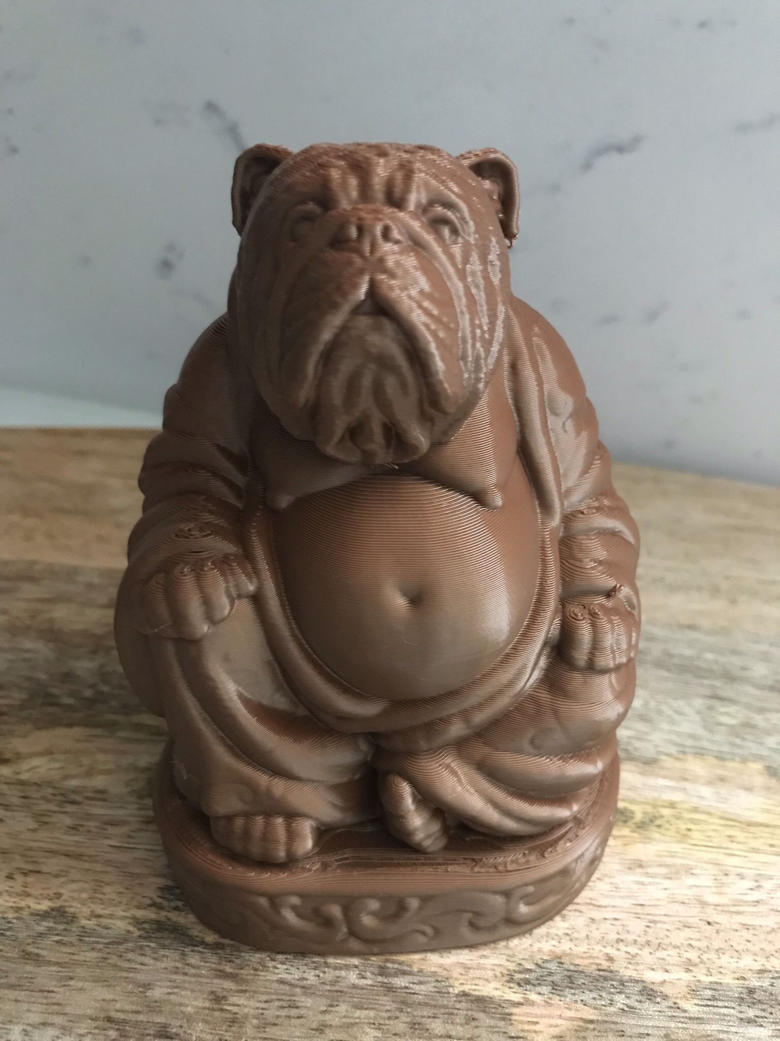 English Bulldog Buddha | Bulldog Figurine | NEW | Bulldog Statue | Unique Bulldog Gifts | Bulldog Collectibles