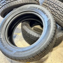 4x Mazama Open Range All Season tires 275/55/20 tires 95% Tread Fits Tahoe Silverado Yukon Sierra 275-55-20