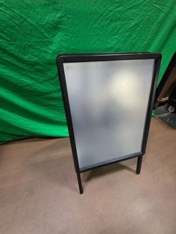 ULINE snap edge A frame sign holder