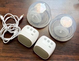Momcozy S9 Pro Wearable Breast Pump Hands-Free, 24mm, 2 Pack, Gray