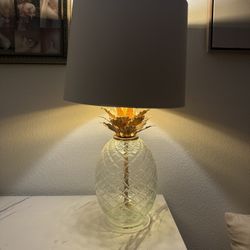 2 Pineapple Table Lamps - Moving Sale