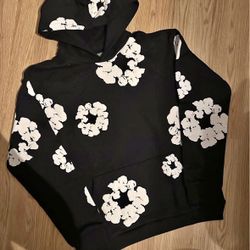 Denim tears hoodie “black”