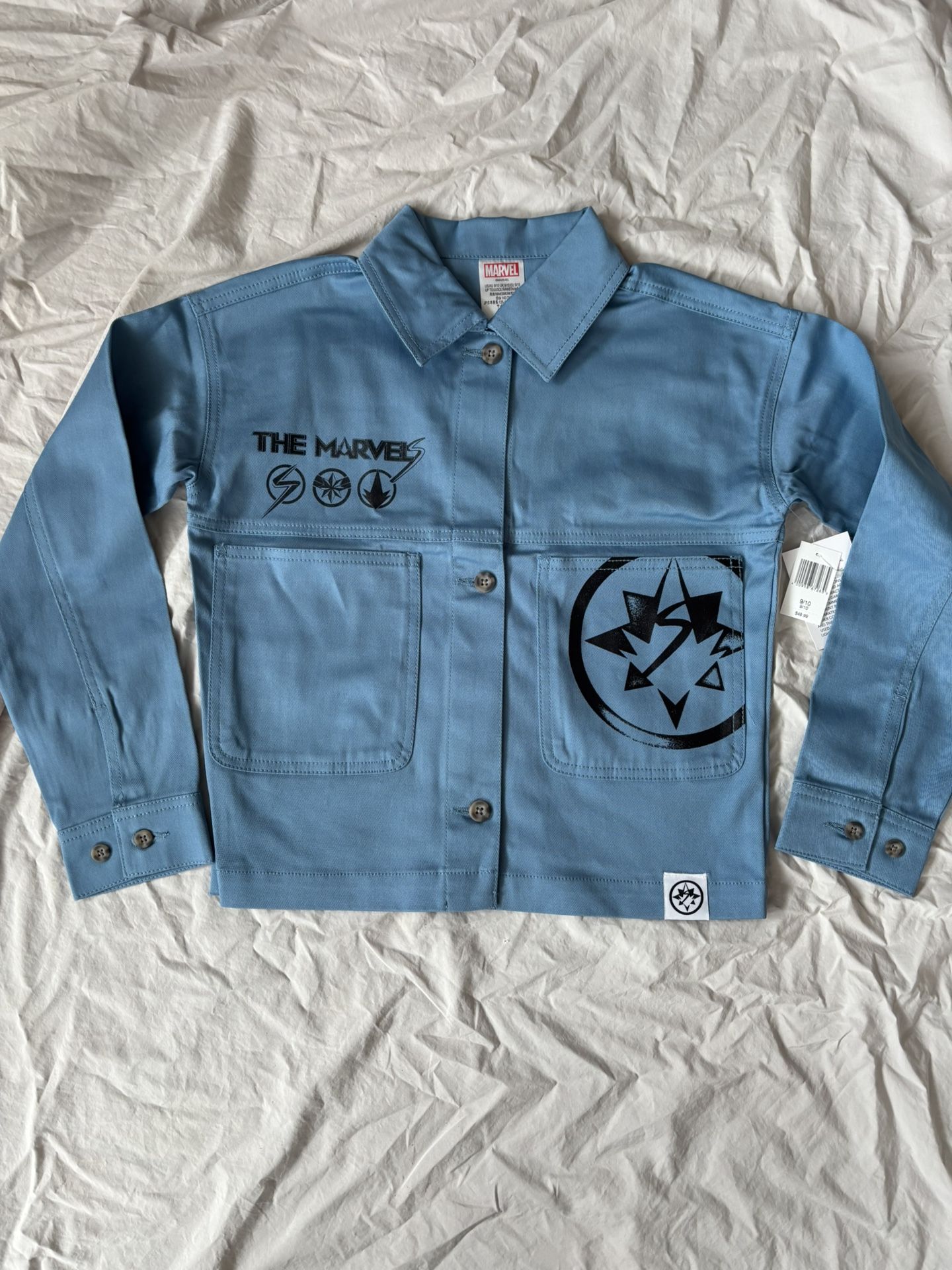 Disney Parks The Marvels Avengers Brand New Girls Jacket NWT