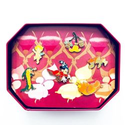Disney's Walt Disney Fantasia Commemorative 6 Pin Tin Set