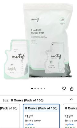 Motif Breastmilk Storage Bags
