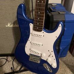 2021 Fender Squier HT Stratocaster / Strat Electric Guitar - Royal Blue!