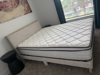 LED mattress and bedframe