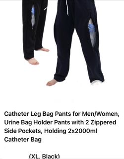 Catheter Leg Bag Pants for Men/Women