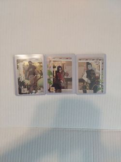 Kayou Naruto Trading Cards Lot of 3 PU cards - Itachi, Zabuza, and Kisame. NM
