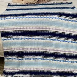 Beautiful handmade Afghan with fringe