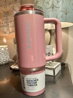 Dusty Pink Glittery STANLEY Tumbler - NWT