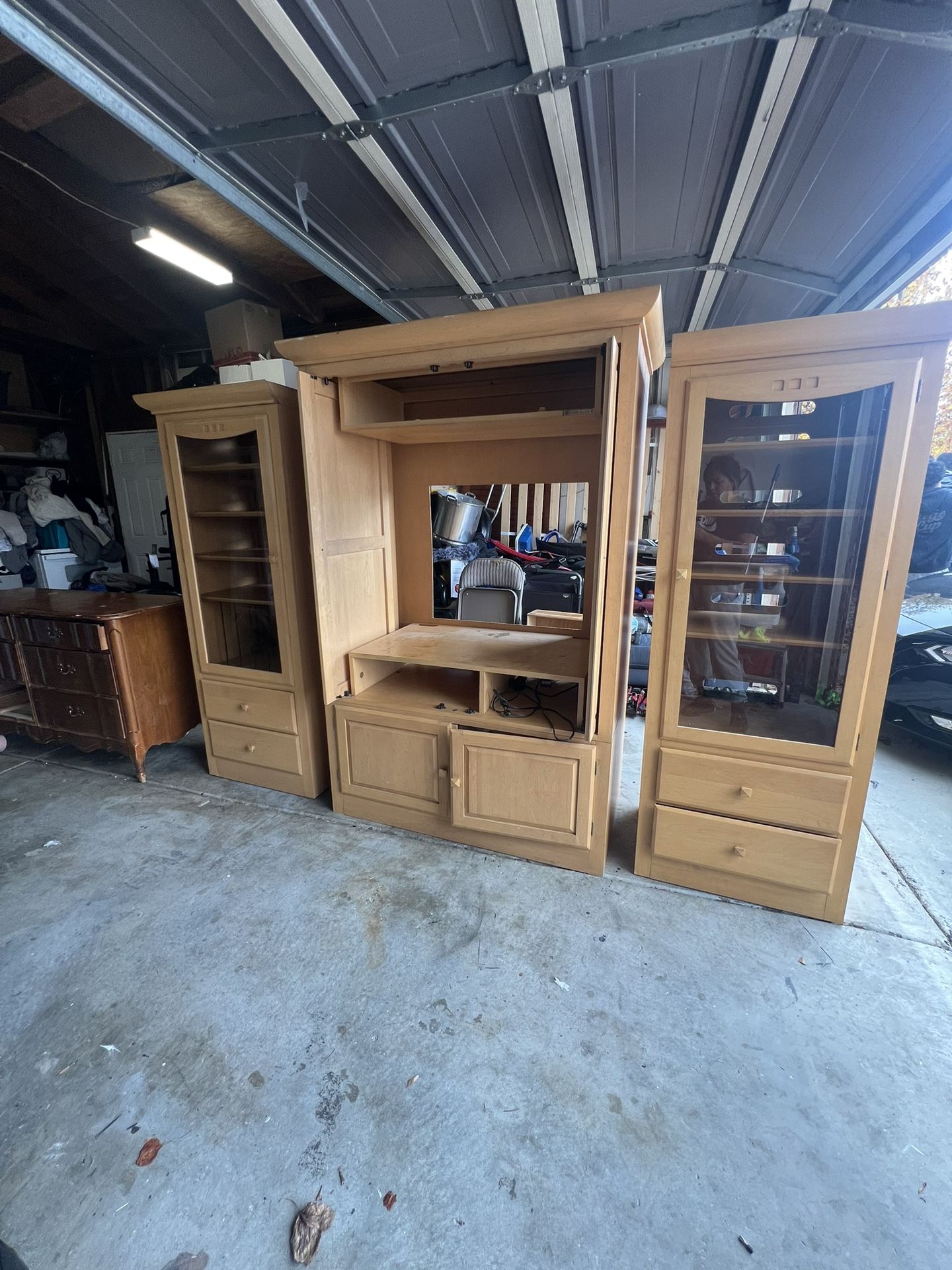 Tv Entertainment , Wine Storage With Drawers