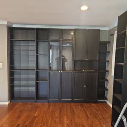Media Storage Cabinet Bookshelf